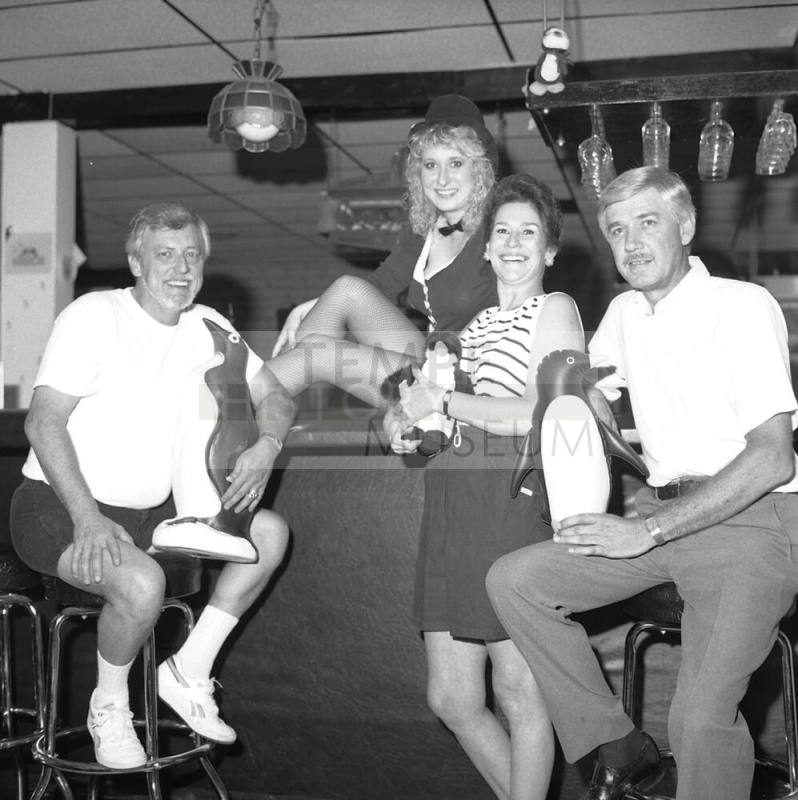 Fred's Place at Rural and Guadalupe, Ron Yates, Don Downs, Miss Kitty and Fred