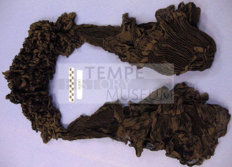 Black silk boa