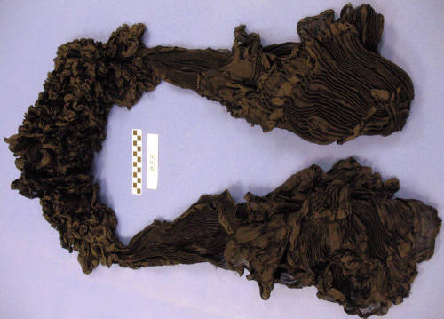 Black silk boa