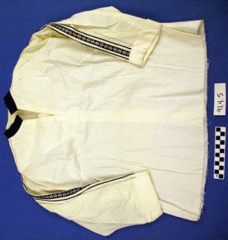 White Mid-sleeve Squaw Top and Skirt