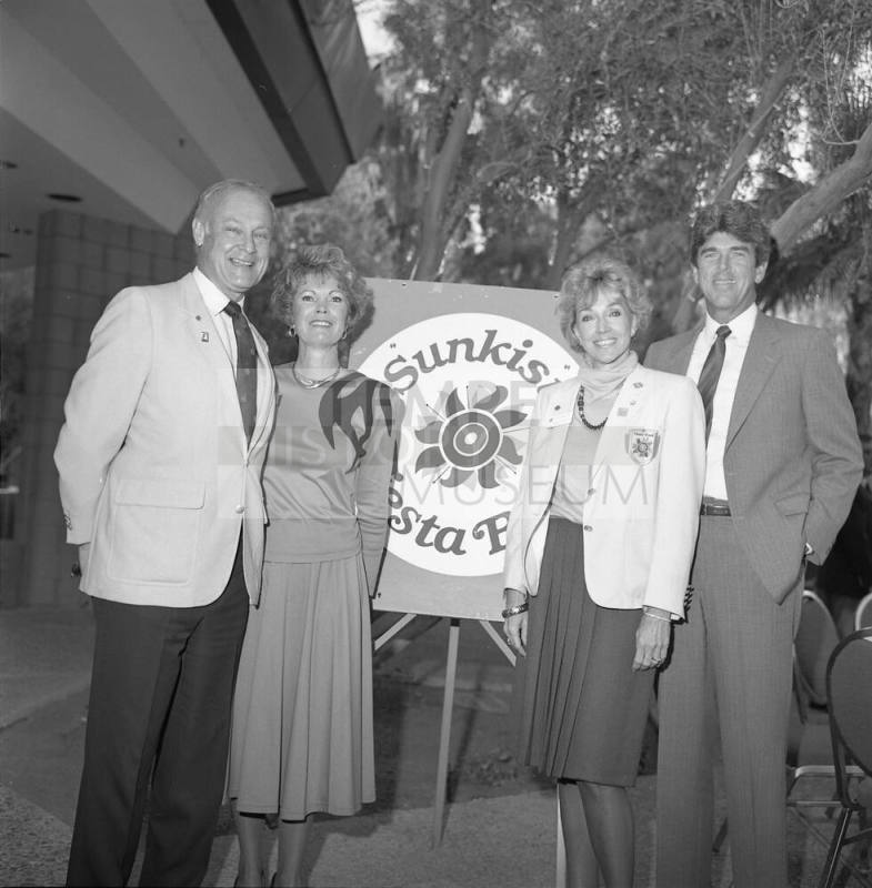 Fiesta Bowl Pregame Party- Councilman Frank Plencer and Wife, Nancy, with Fiesta Bowl Member and Fiesta Inn's hostess Sherry Henry, and Richard Landenberger
