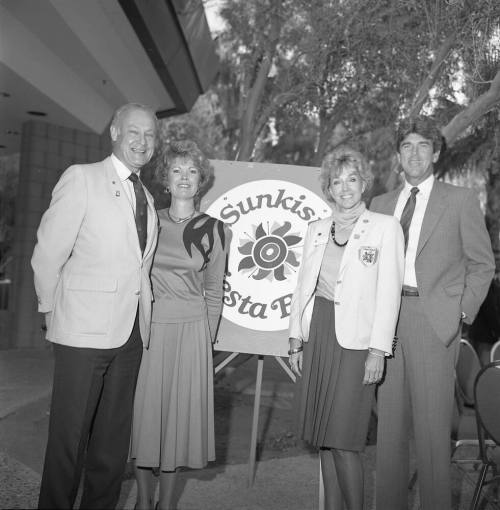 Fiesta Bowl Pregame Party- Councilman Frank Plencer and Wife, Nancy, with Fiesta Bowl Member and Fiesta Inn's hostess Sherry Henry, and Richard Landenberger