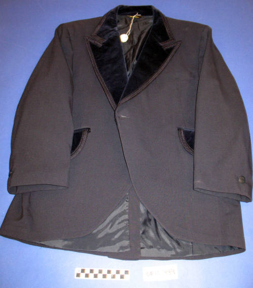 Black and Navy Blue Full Tuxedo
