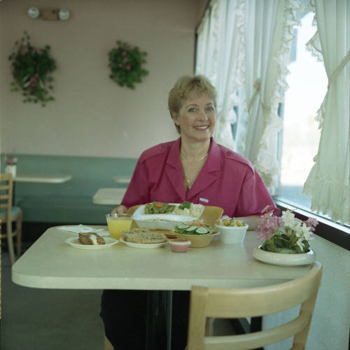 Gladys Brown 'Healthy Heart Restaurant' in Albertson's Shopping Center at Guadalupe and Rural