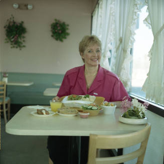 Gladys Brown 'Healthy Heart Restaurant' in Albertson's Shopping Center at Guadalupe and Rural