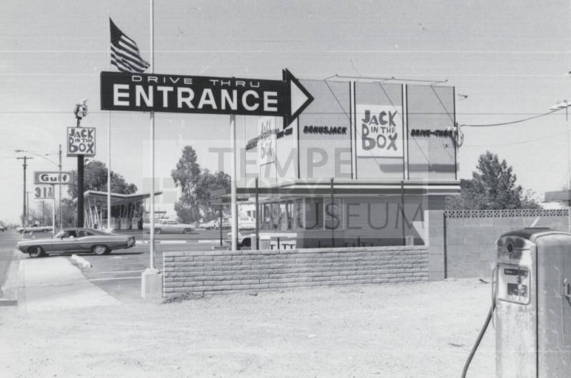 Jack in the Box Restaurant - 1331 North Scottsdale Road, Tempe, Arizona
