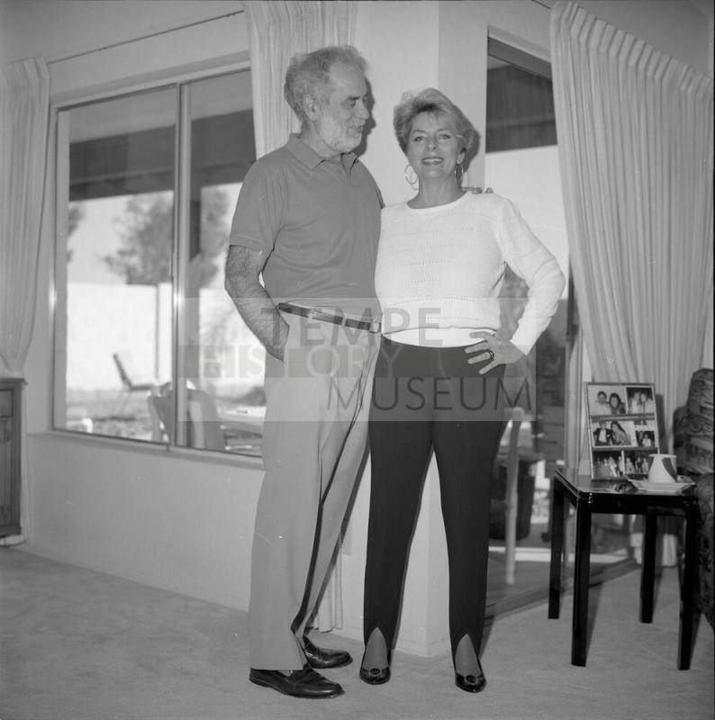 Middle aged couple in home