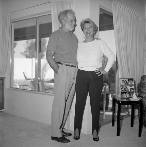 Middle aged couple in home