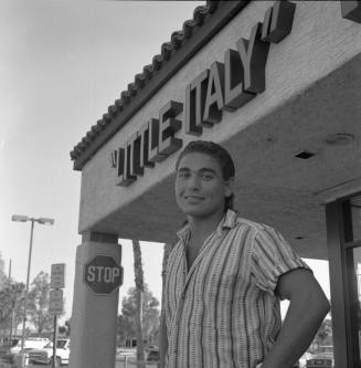 Jon, partner in Little Italy Pizza on the NW Corner of McClintock and Southern