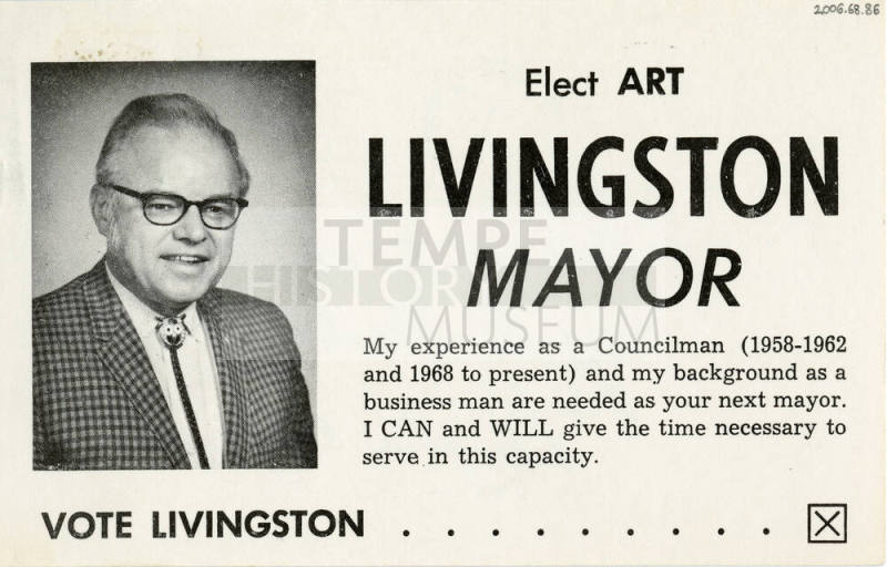 Elect Art Livingston Mayor
