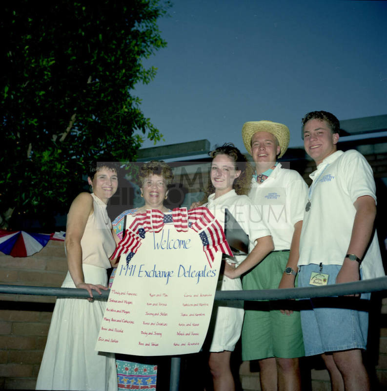 Sister City Poster Picture 1991 Delegate Welcome sign