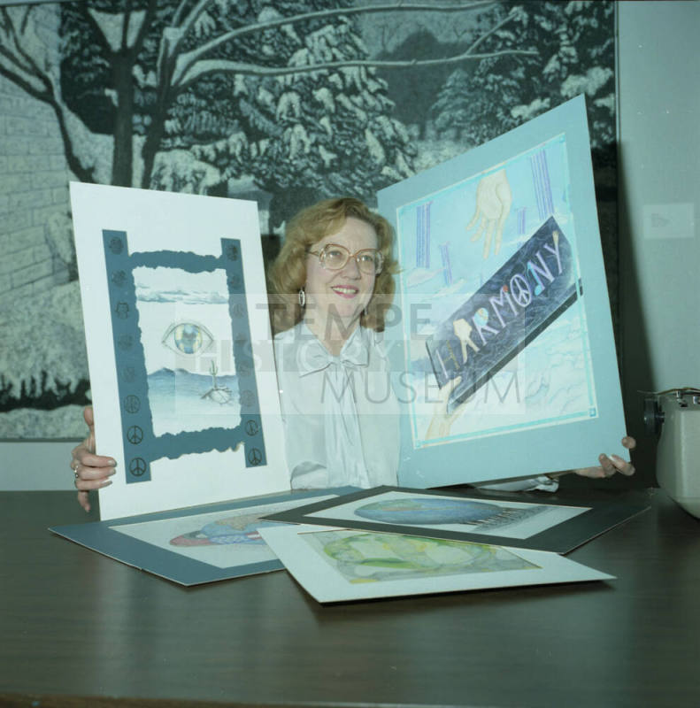 Tempe Sister City Convention Posters 1992 with Shirlee King