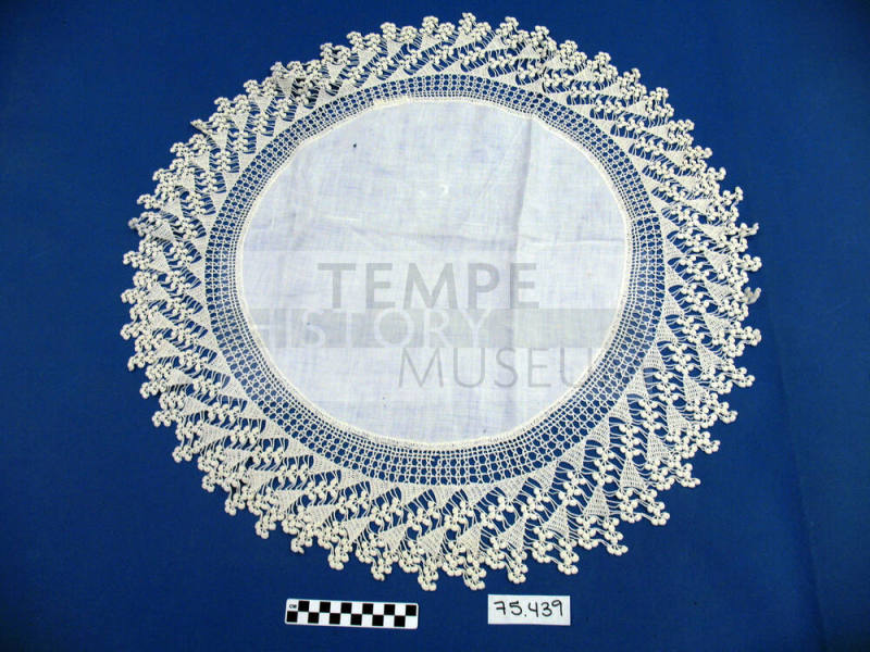 Crocheted doily