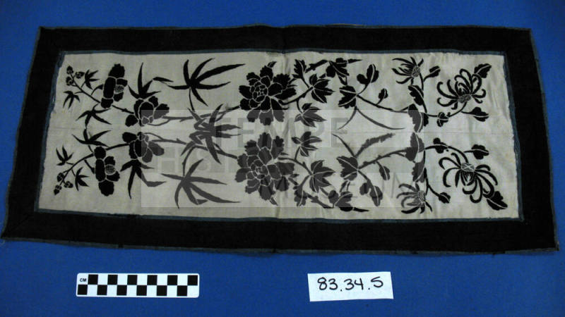 Embroidered wall hanging