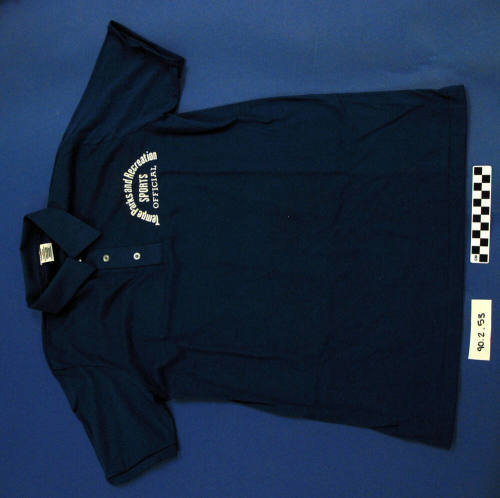 Blue polo for Tempe Parks and Recreation Sports