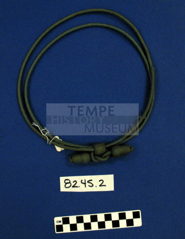 Military green hat cord