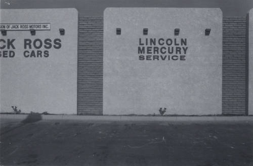 Ross Lincoln Mercury Dealership - 1900 North Scottsdale Road, Tempe, Arizona