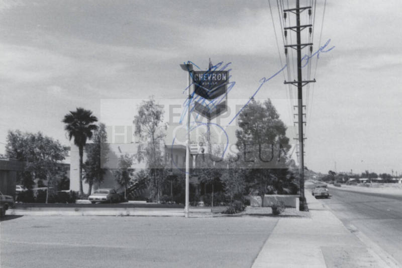 Don Comb's Chevron Gasoline Station - 1926 North Scottsdale Road, Tempe, Arizona