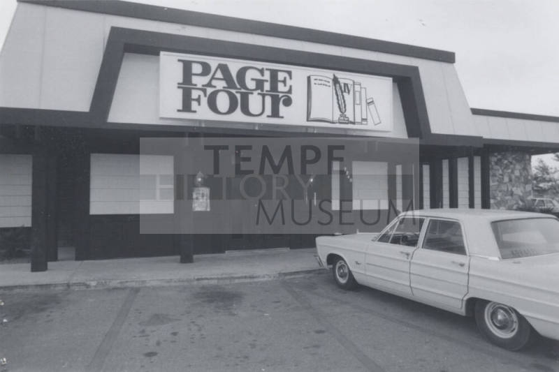 Page Four Book Store - 2240 North Scottsdale Road, Tempe, Arizona