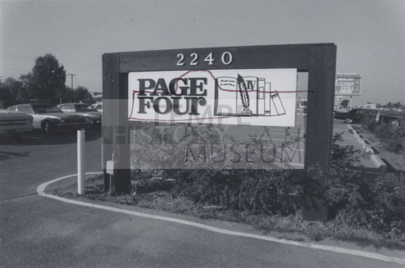 Page Four Book Store - 2240 North Scottsdale Road, Tempe, Arizona