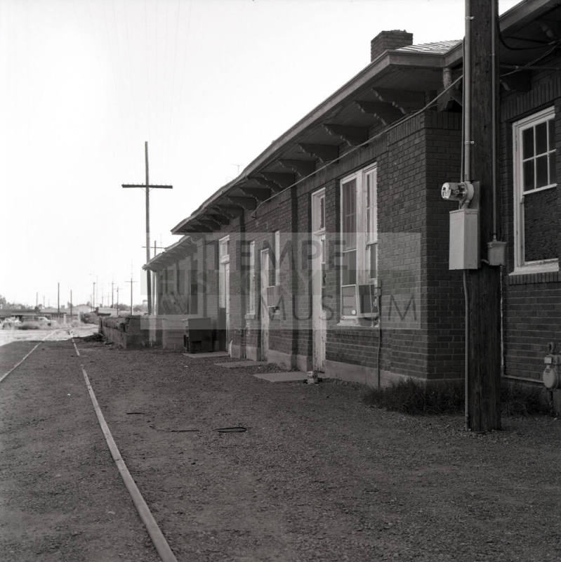 East side of Tempe Depot with House Track