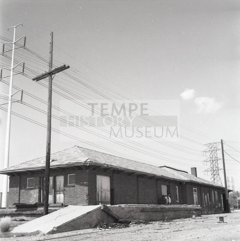 Tempe Depot lookin at the southeast corner with loading dock