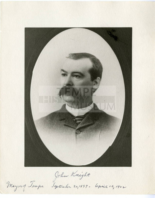 John Knight, Tempe Mayor 1897-1902