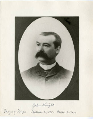 John Knight, Tempe Mayor 1897-1902