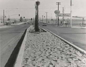 Rural Road Intersection-Enco Gas Station