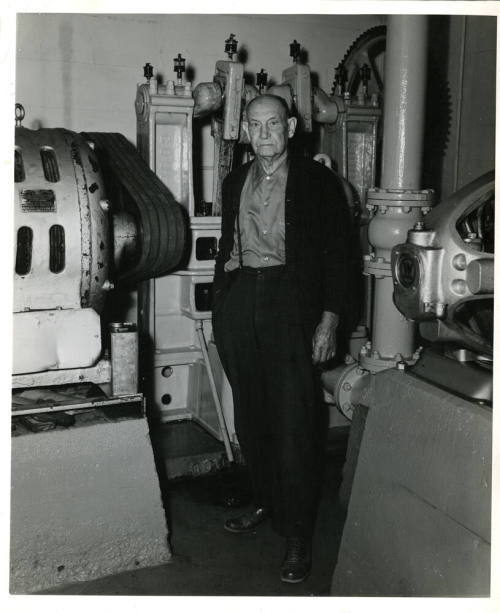 Hugh Laird, Tempe Mayor, interior of commercial building