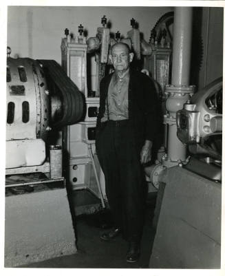 Hugh Laird, Tempe Mayor, interior of commercial building