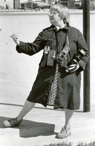 Jan Young gives instructions to her subject.