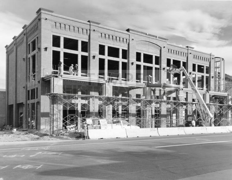 Construction of Gordon Biersch Building at Mill Avenue and Fifth Street, Tempe, Arizona