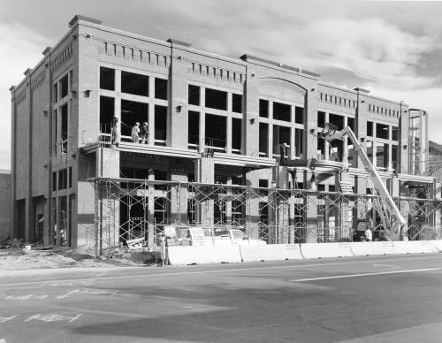 Construction of Gordon Biersch Building at Mill Avenue and Fifth Street, Tempe, Arizona