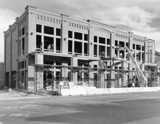Construction of Gordon Biersch Building at Mill Avenue and Fifth Street, Tempe, Arizona