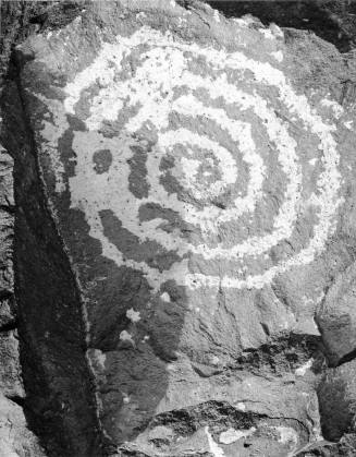 Petroglyph on Tempe Butte, Arizona.