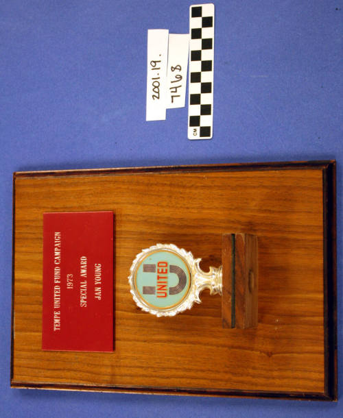 Plaque, Award