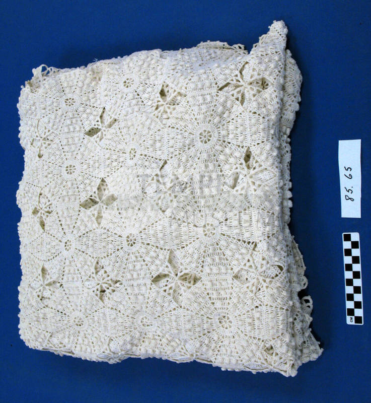 Hand crocheted bedspread