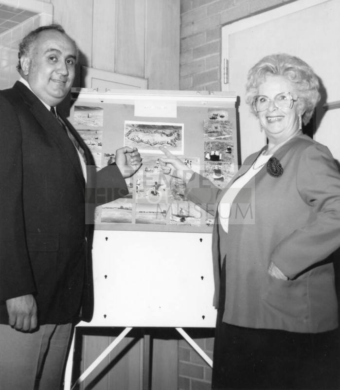 Ben Arrendondo and Marilyn Glenny of the Tempe Elementary School Board