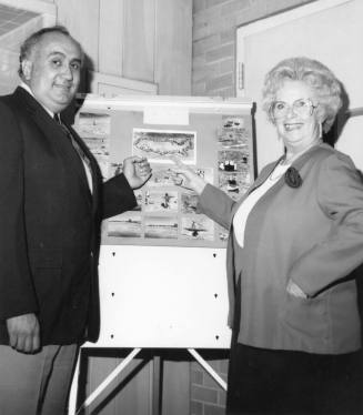 Ben Arrendondo and Marilyn Glenny of the Tempe Elementary School Board