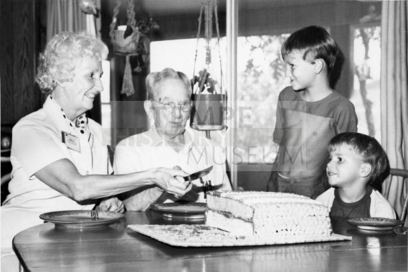 Marjone Riezel, Paul Bushnell, Jerrod and Brent Olson