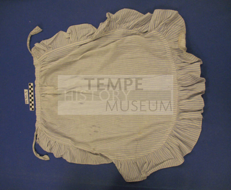 Apron, Blue and White