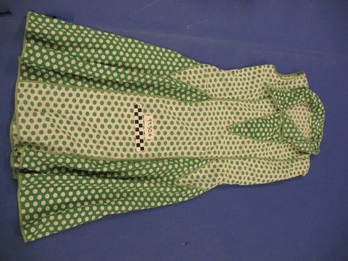 Polka dot dress with Gussets (Ruth)