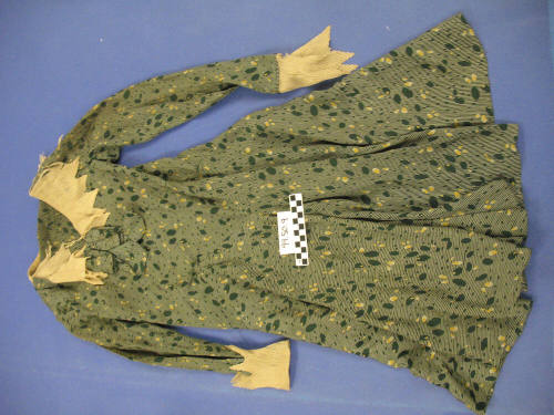 Dress. Green, white, yellow (Ruth)