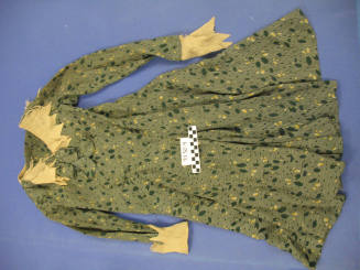 Dress. Green, white, yellow (Ruth)
