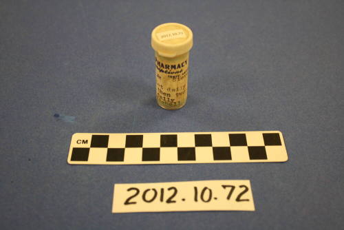 Laird Pharmacy Prescription bottle.
