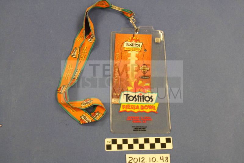 Tostitos Fiesta Bowl 2004 Tickets with official lanyards