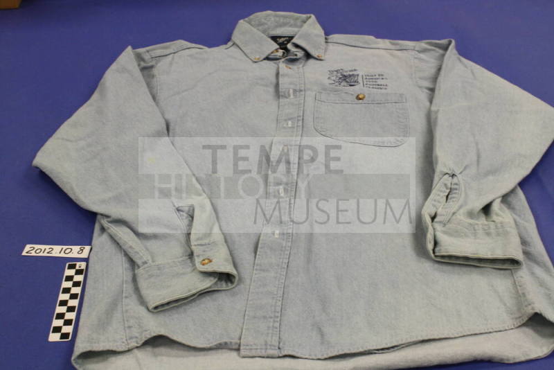 Harry Mitchell's Denim shirt for Host of 1996 Football Classics in Tempe