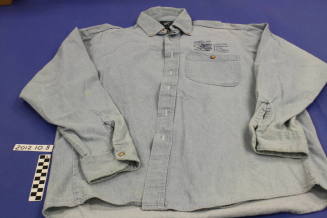 Harry Mitchell's Denim shirt for Host of 1996 Football Classics in Tempe