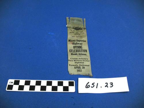 Miami-Superior Highway Opening Ribbon